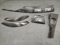 BMW F32 COUPE INTERIOR TRIM SET - TEXTURED CARBON / GLOSS BLACK ACCENT