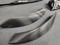 BMW F32 COUPE INTERIOR TRIM SET - TEXTURED CARBON / GLOSS BLACK ACCENT