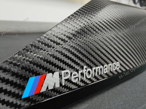 BMW F30 F80 M3 3-SERIES INTERIOR TRIM SET - DEEP TEXTURED GLOSSY CARBON / GLOSS BLACK ACCENT (MTD-TEX)