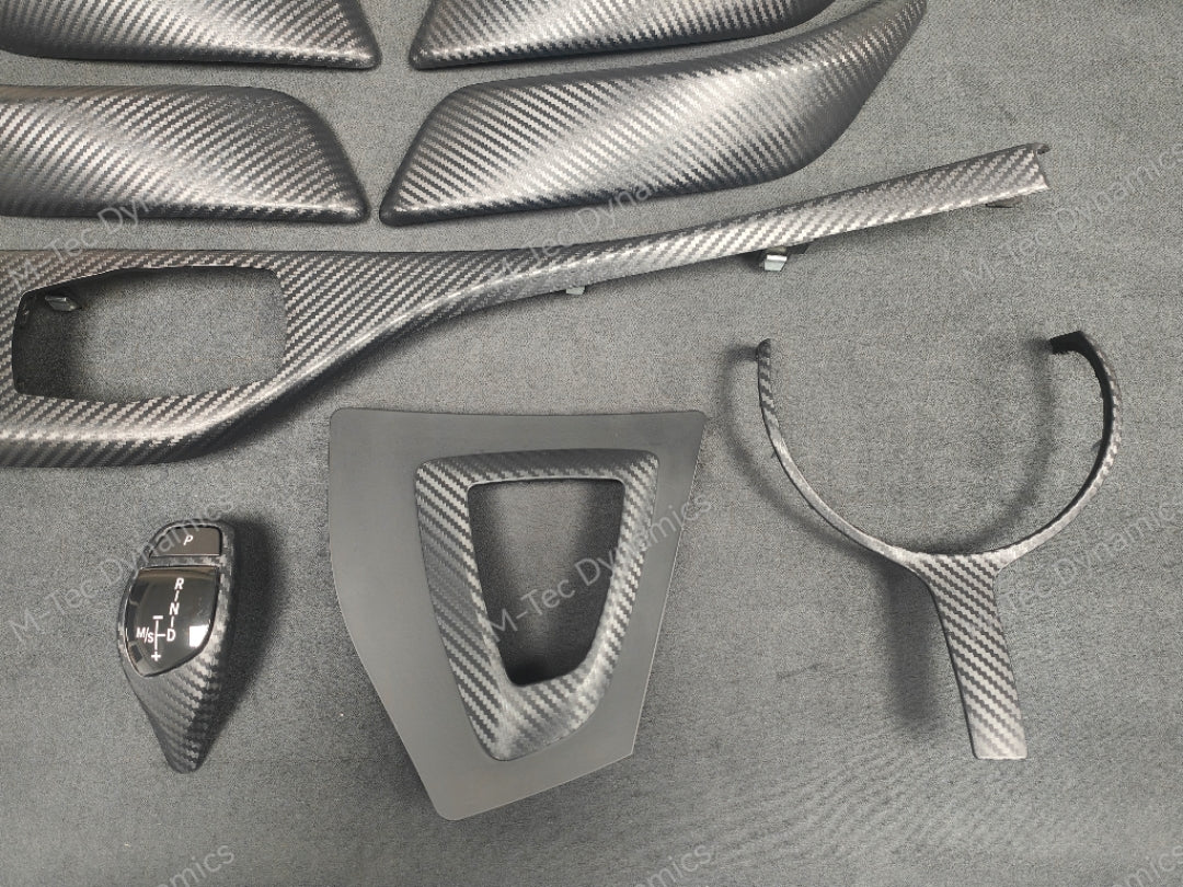 WRAPPING SERVICE - BMW F20 F21 F22 F23 LCI-2 INTERIOR TRIM SET - 3D CARBON