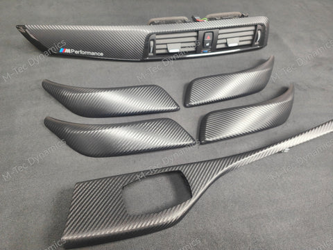 BMW F20 LCI-2 INTERIOR TRIM SET - 3D CARBON / BLACK ACCENT