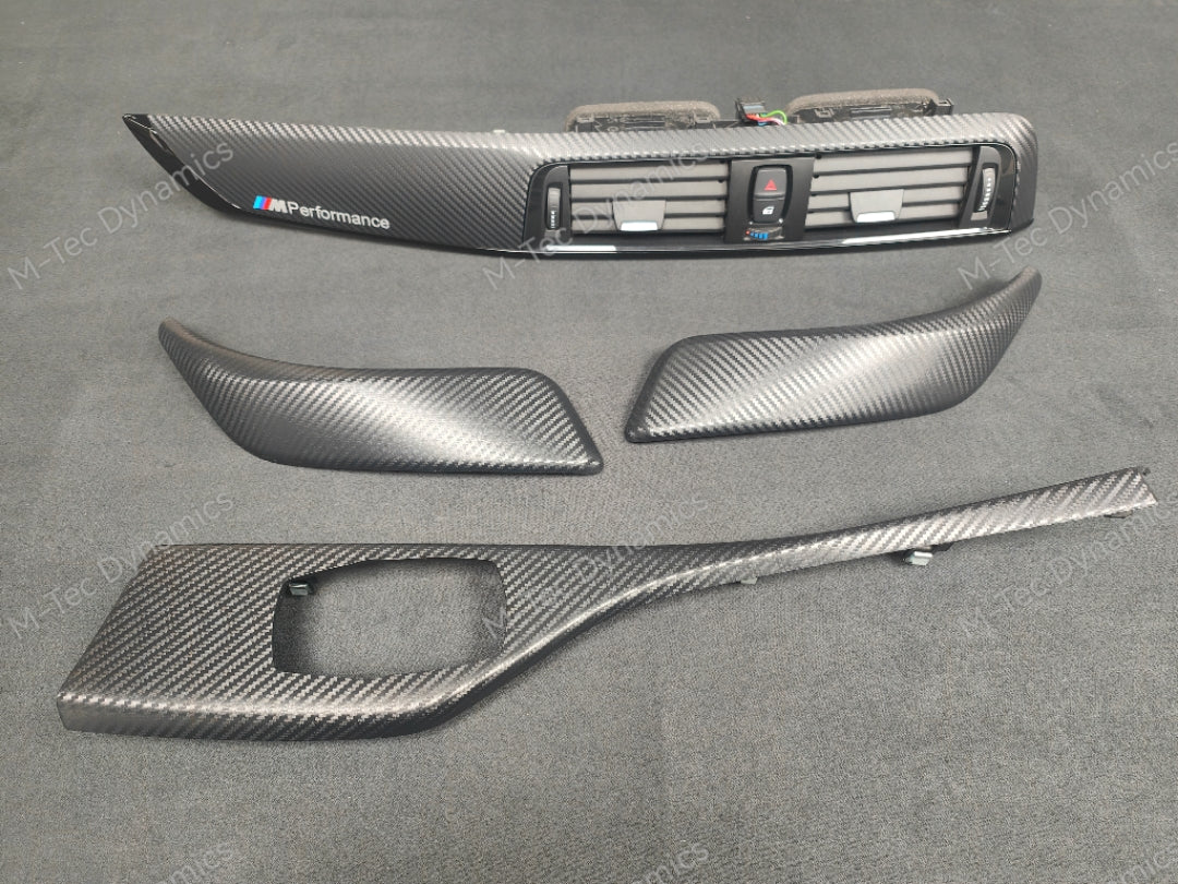 BMW F21 / F22 LCI-2 INTERIOR TRIM SET - 3D CARBON / BLACK ACCENT