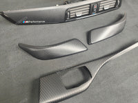 BMW F21 / F22 LCI-2 INTERIOR TRIM SET - 3D CARBON / BLACK ACCENT