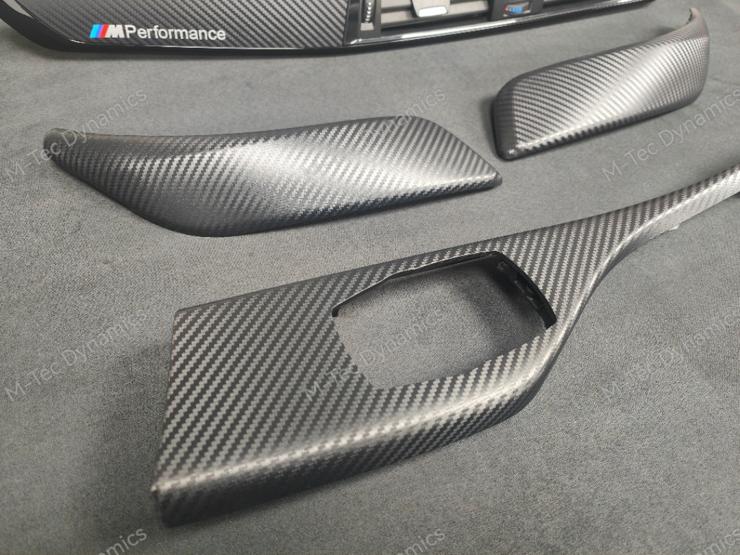 BMW F21 / F22 LCI-2 INTERIOR TRIM SET - 3D CARBON / BLACK ACCENT