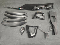 WRAPPING SERVICE - BMW F3X INTERIOR TRIM SET - PERFORMANCE STYLE / 3D MATT CARBON (F30 F31 F32 F33 F36)