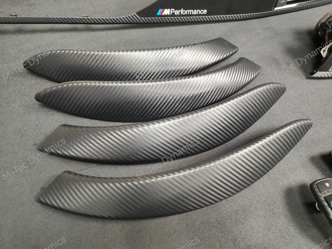 WRAPPING SERVICE - BMW F3X INTERIOR TRIM SET - PERFORMANCE STYLE / 3D MATT CARBON (F30 F31 F32 F33 F36)