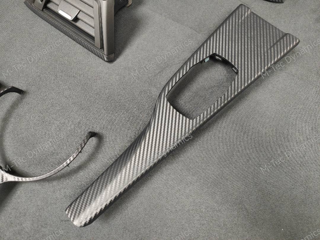WRAPPING SERVICE - BMW F3X INTERIOR TRIM SET - PERFORMANCE STYLE / 3D MATT CARBON (F30 F31 F32 F33 F36)