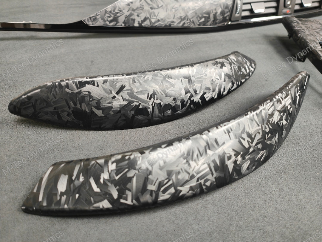 BMW F32 COUPE INTERIOR TRIM SET - FORGED CARBON / GLOSS BLACK ACCENT