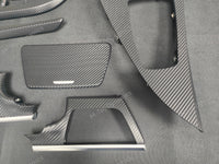 BMW 6-SERIES F06 GRAN COUPE INTERIOR TRIM SET - 3D BLACK CARBON