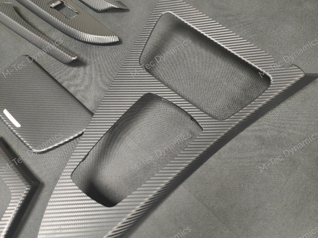 BMW 6-SERIES F06 GRAN COUPE INTERIOR TRIM SET - 3D BLACK CARBON