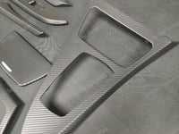 BMW 6-SERIES F06 GRAN COUPE INTERIOR TRIM SET - 3D BLACK CARBON