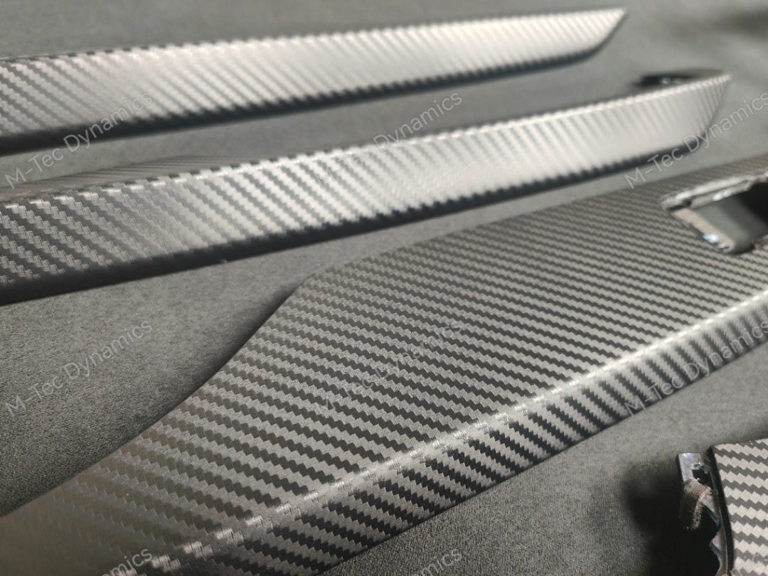 BMW 6-SERIES F06 GRAN COUPE INTERIOR TRIM SET - 3D BLACK CARBON