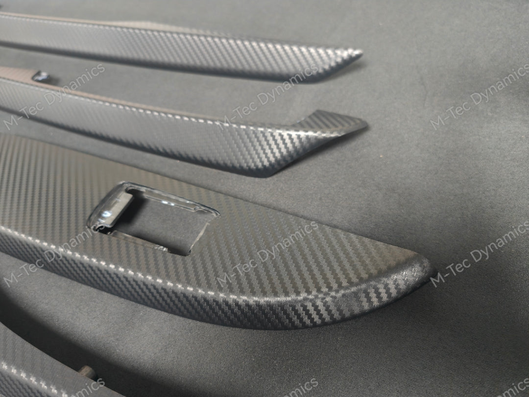 BMW 6-SERIES F06 GRAN COUPE INTERIOR TRIM SET - 3D BLACK CARBON