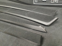 BMW F10 F11 AUTO PERFORMANCE STYLE / TEXTURED BLACK CARBON INTERIOR TRIM SET
