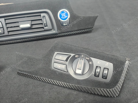 BMW F10 F11 AUTO PERFORMANCE STYLE / TEXTURED BLACK CARBON INTERIOR TRIM SET