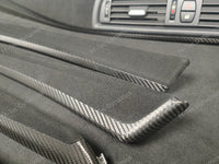BMW F10 F11 AUTO PERFORMANCE STYLE / TEXTURED BLACK CARBON INTERIOR TRIM SET