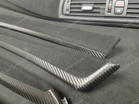 BMW F10 F11 AUTO PERFORMANCE STYLE / TEXTURED BLACK CARBON INTERIOR TRIM SET