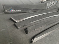 BMW F10 F11 AUTO PERFORMANCE STYLE / TEXTURED BLACK CARBON INTERIOR TRIM SET