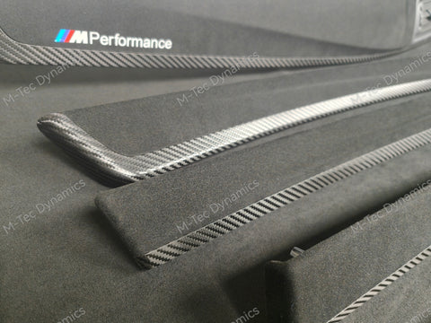 BMW F10 F11 AUTO PERFORMANCE STYLE / TEXTURED BLACK CARBON INTERIOR TRIM SET