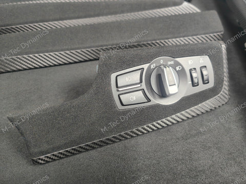 BMW F10 F11 AUTO PERFORMANCE STYLE / TEXTURED BLACK CARBON INTERIOR TRIM SET