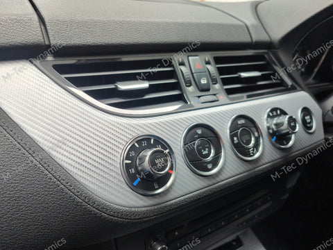BMW Z4 E89 INTERIOR WRAPPING SERVICE - SILVER 4D CARBON