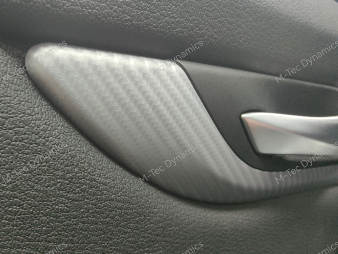 BMW Z4 E89 INTERIOR WRAPPING SERVICE - SILVER 4D CARBON