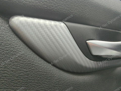 BMW Z4 E89 INTERIOR WRAPPING SERVICE - SILVER 4D CARBON