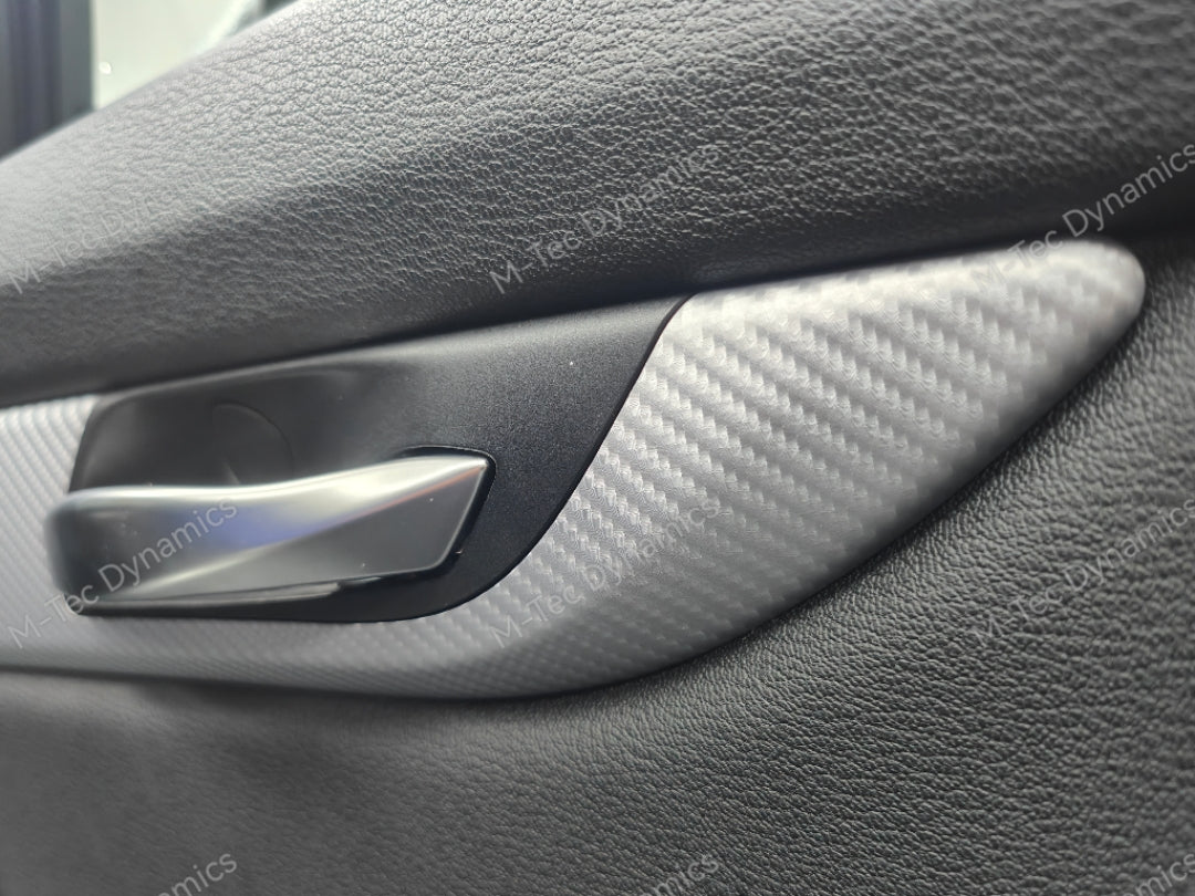 BMW Z4 E89 INTERIOR WRAPPING SERVICE - SILVER 4D CARBON