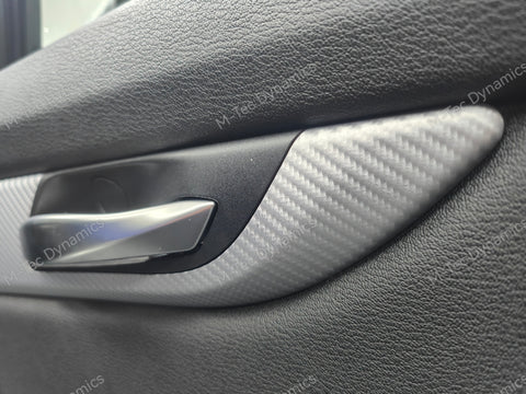 BMW Z4 E89 INTERIOR WRAPPING SERVICE - SILVER 4D CARBON