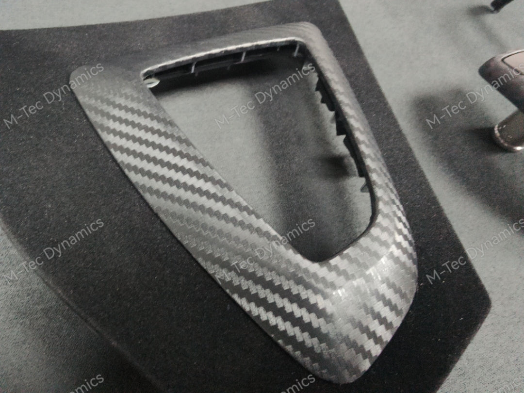 WRAPPING SERVICE - BMW F20 F21 F22 F23 LCI-2 INTERIOR TRIM SET - 3D CARBON / BLUE ACCENT