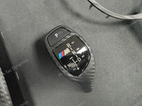 WRAPPING SERVICE - BMW F20 F21 F22 F23 LCI-2 INTERIOR TRIM SET - 3D CARBON / BLUE ACCENT