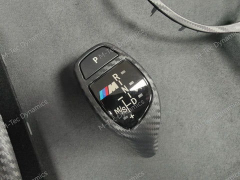 BMW F20 F21 F22 F23 LCI-2 CUSTOM INTERIOR TRIM SET - 3D MATT BLACK CARBON / BLUE ACCENT - WRAPPING SERVICE