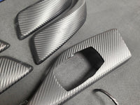 BMW F20 LCI-2 INTERIOR TRIM SET - 3D CARBON / BLUE ACCENT