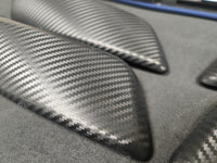 BMW F21 F22 LCI-2 CUSTOM INTERIOR TRIM SET - 3D CARBON / BLUE ACCENT