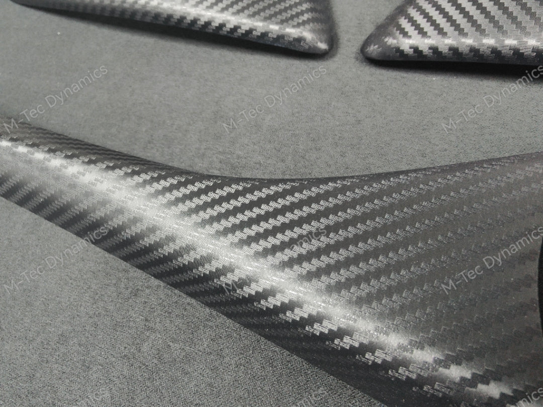 BMW F21 F22 LCI-2 CUSTOM INTERIOR TRIM SET - 3D CARBON / BLUE ACCENT