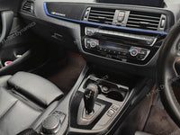 WRAPPING SERVICE - BMW F20 F21 F22 F23 LCI-2 INTERIOR TRIM SET - 3D CARBON / BLUE ACCENT