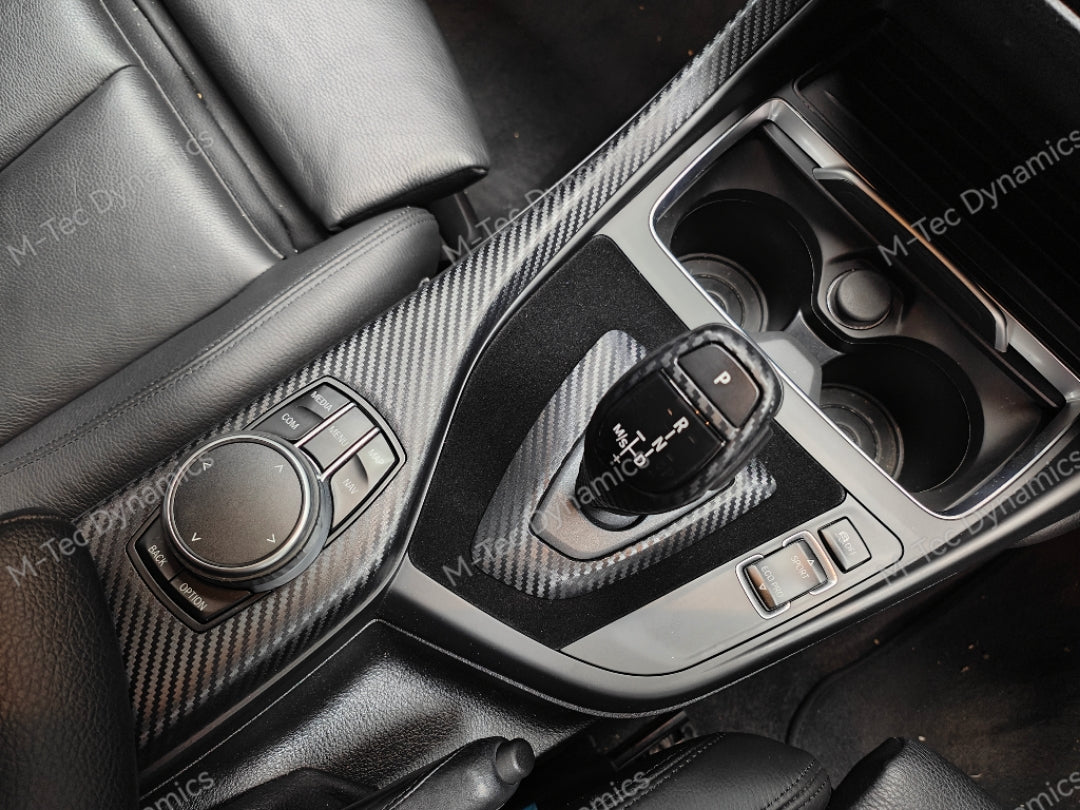 BMW F21 F22 LCI-2 CUSTOM INTERIOR TRIM SET - 3D CARBON / BLUE ACCENT