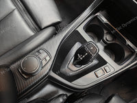 WRAPPING SERVICE - BMW F20 F21 F22 F23 LCI-2 INTERIOR TRIM SET - 3D CARBON / BLUE ACCENT