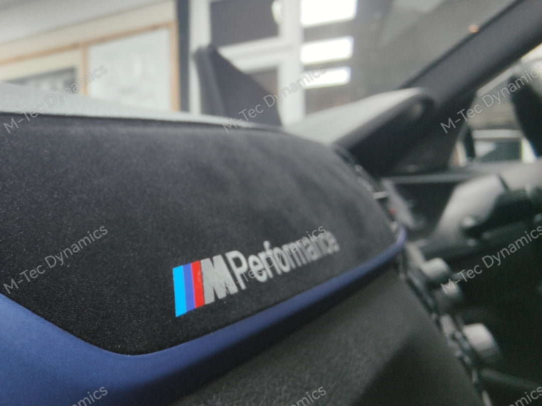 BMW F20 LCI-2 INTERIOR TRIM SET - 3D CARBON / BLUE ACCENT