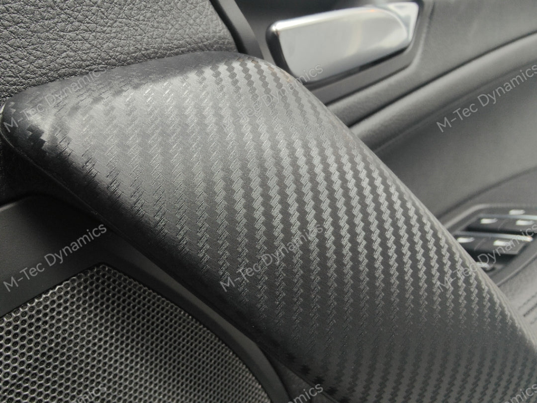 WRAPPING SERVICE - BMW F20 F21 F22 F23 LCI-2 INTERIOR TRIM SET - 3D CARBON / BLUE ACCENT
