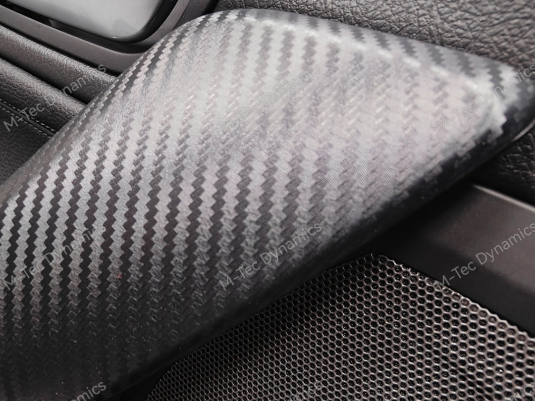 WRAPPING SERVICE - BMW F20 F21 F22 F23 LCI-2 INTERIOR TRIM SET - 3D CARBON / BLUE ACCENT