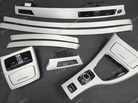 BMW E93 CIC SILVER BRUSHED ALUMINIUM INTERIOR TRIM SET