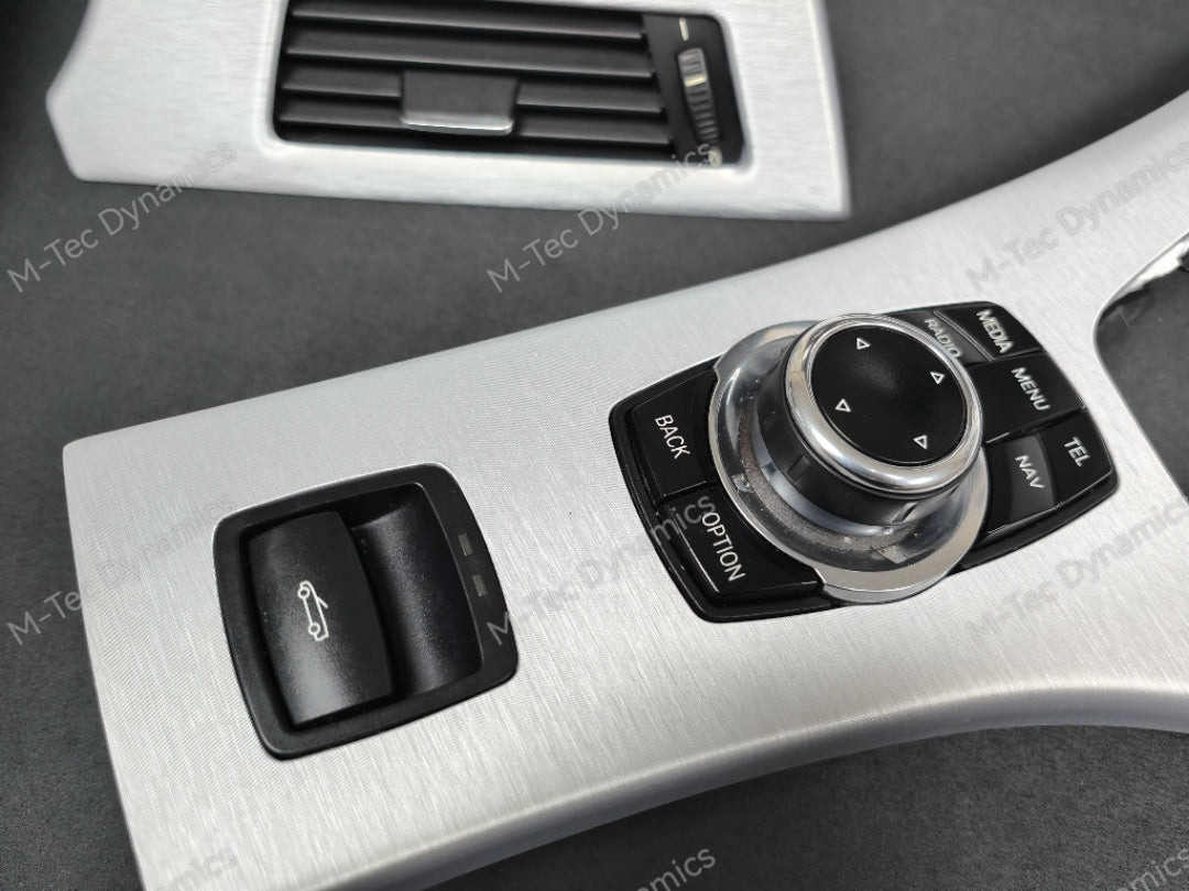 BMW E93 INTERIOR TRIM SET - SILVER BRUSHED ALUMINIUM - CIC LCI I-DRIVE