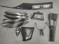 WRAPPING SERVICE - BMW F3X INTERIOR TRIM SET - PERFORMANCE STYLE / TEXTURED CARBON (F30 F31 F32 F33 F36)