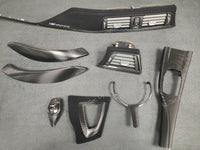 WRAPPING SERVICE - BMW F3X INTERIOR TRIM SET - PERFORMANCE STYLE / TEXTURED CARBON (F30 F31 F32 F33 F36)
