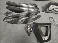 WRAPPING SERVICE - BMW F3X INTERIOR TRIM SET - PERFORMANCE STYLE / TEXTURED CARBON (F30 F31 F32 F33 F36)