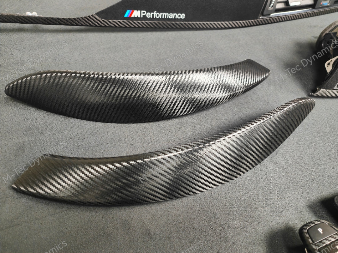BMW F30 F31 F36 INTERIOR TRIM SET - PERFORMANCE STYLE / TEXTURED CARBON (COMPLETE SET)