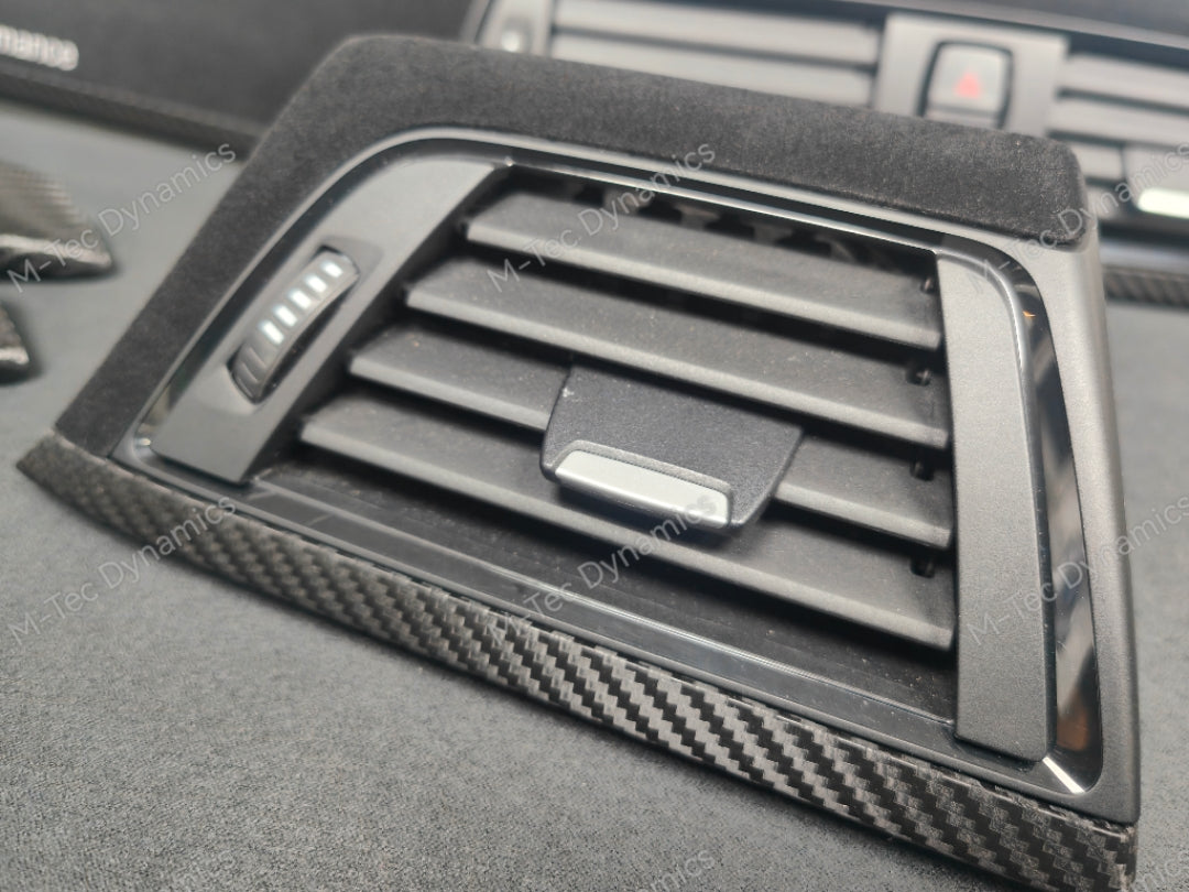 BMW F30 F31 F36 INTERIOR TRIM SET - PERFORMANCE STYLE / TEXTURED CARBON (COMPLETE SET)