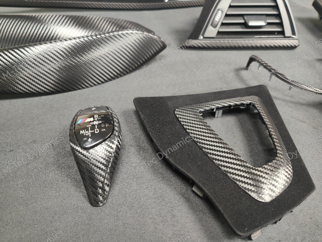 BMW F30 F31 F36 INTERIOR TRIM SET - PERFORMANCE STYLE / TEXTURED CARBON (COMPLETE SET)