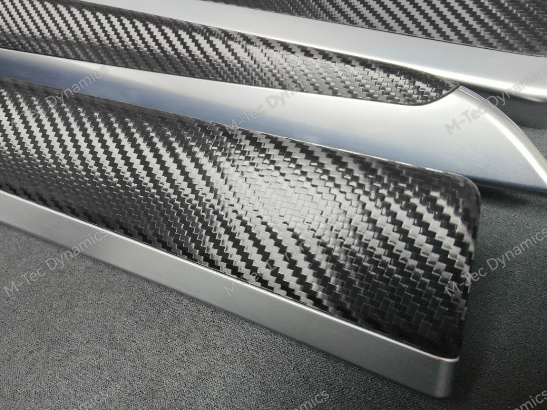BMW F10 F11 AUTO INTERIOR TRIM SET - DEEP TEXTURED GLOSSY BLACK CARBON (MTD-TEX)